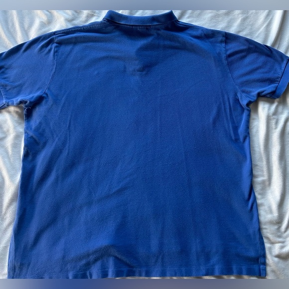 Polo Ralph Lauren Solid Blue Mens Green Pony Short Sleeve Polo Shirt XXL - Picture 2 of 6